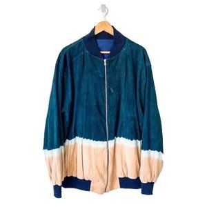 Custom Tie-Dye Bomber Jacket